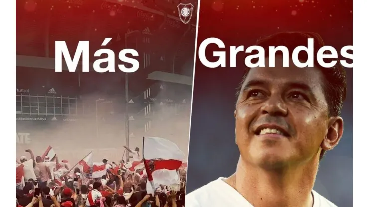 El tuit de River antes de jugar por Libertadores