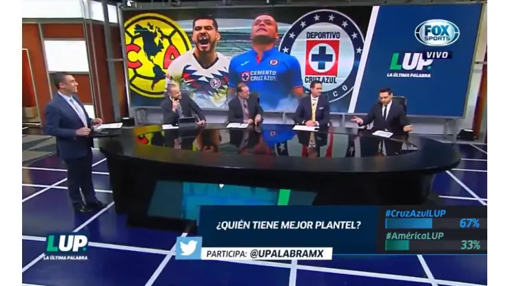 En LUP debatieron quién tiene mejor plantel entre América y Cruz Azul