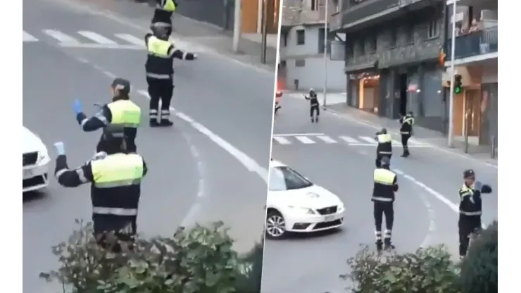 Video: policías en Andorra enloquecen por el coronavirus y se ponen a bailar Baby Shark