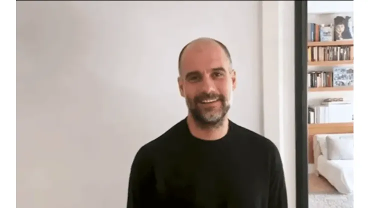 Guardiola y un gran video en medio del coronavirus