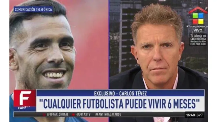 Tevez con Fantino: "Estoy dispuesto a lo que sea para ayudar a la gente"