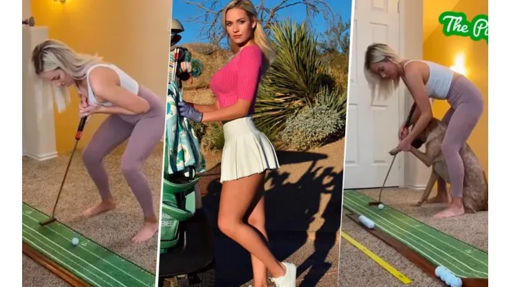 Paige Spiranac, la exgolfista que la está rompiendo en cuarentena