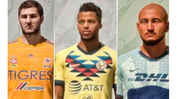 Así lucen algunos de los futbolistas más importantes de la Liga MX en el FIFA 20