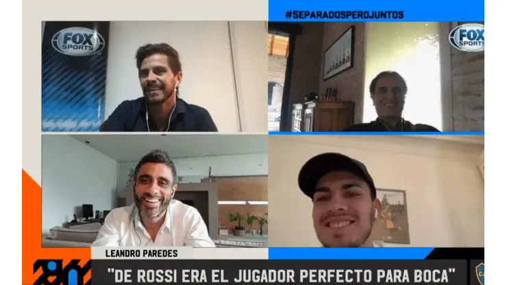 Le preguntaron por el buen momento de River y Paredes respondió picante: "Les falta mucho"