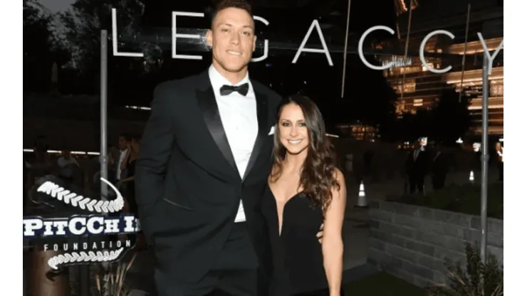 Aaron Judge y Samantha Brasckieck. Foto: Getty.
