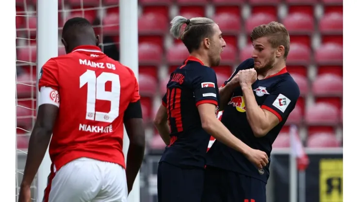 Paliza: Leipzig goleó 5-0 al Mainz y sigue bien arriba en la Bundesliga