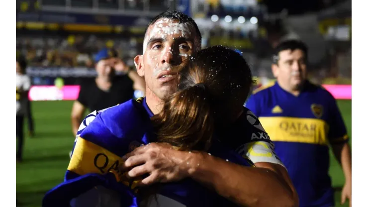 Foto de Carlos Tevez, jugador de Boca.
