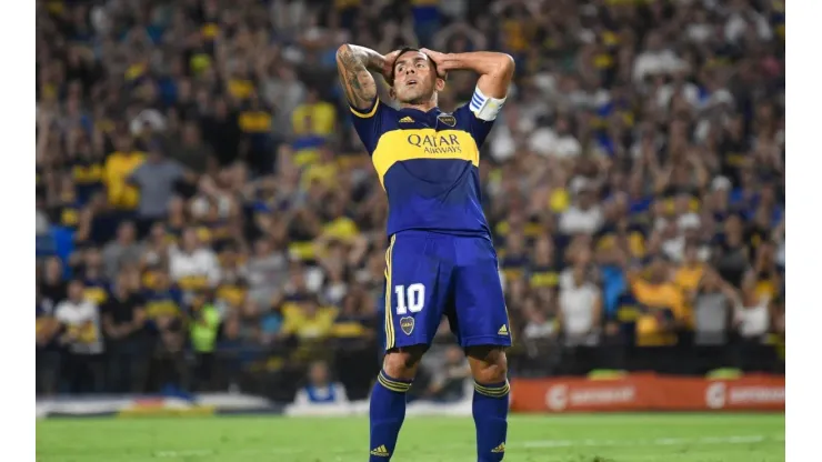 Foto de Carlos Tevez, jugador de Boca.
