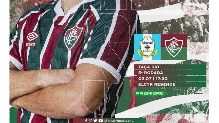 Qué canal transmite Macaé vs. Fluminense por el Campeonato Carioca