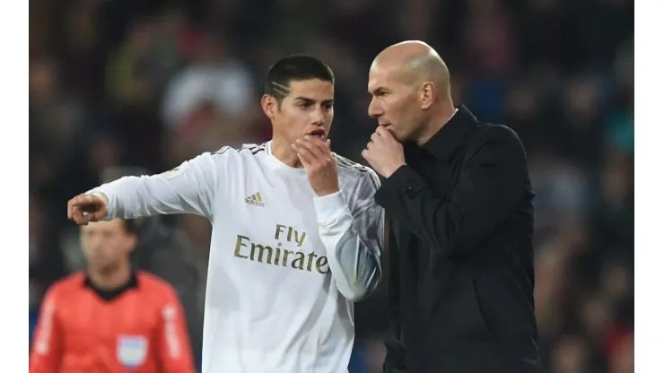 Zidane se cansó de que le pregunten por James: "No quiero hablar más de esto"