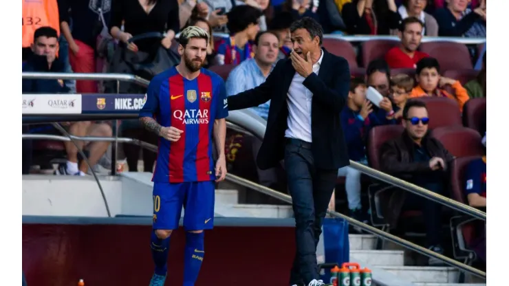 A Luis Enrique le preguntaron cómo convencer a Messi para que siga en Barcelona