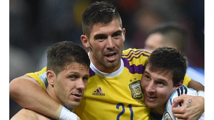 Foto de Mariano Andujar, arquero de Selección.
