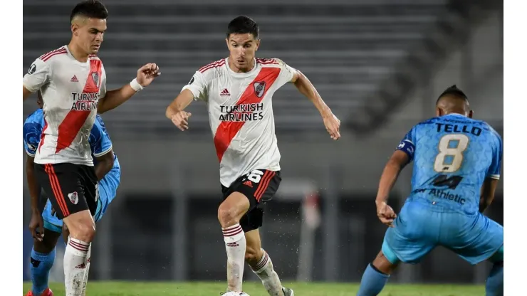 Foto del duelo de River ante Binacional.
