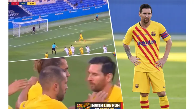 Messi se lo dejó para que agarre confianza y Griezmann de penal puso el 2 a 0 del Barcelona