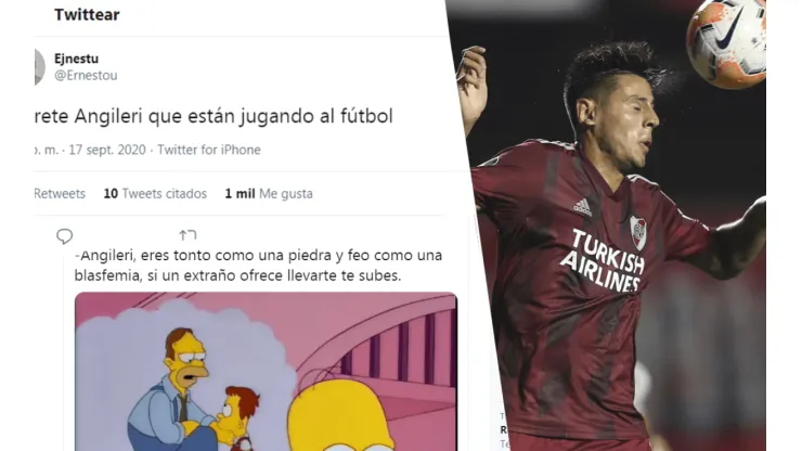 Memes: Twitter destruyó a Angileri, defensor de River