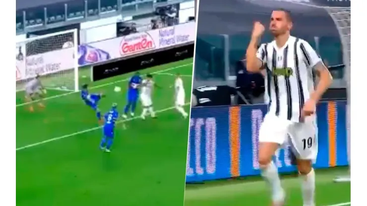 Sampdoria empezaba a asustar a la Juve, pero se equivocó en el fondo y Bonucci puso el 2 a 0