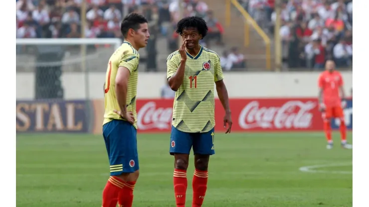 Cuadrado le dejó un mensaje a James antes del debut en la eliminatoria