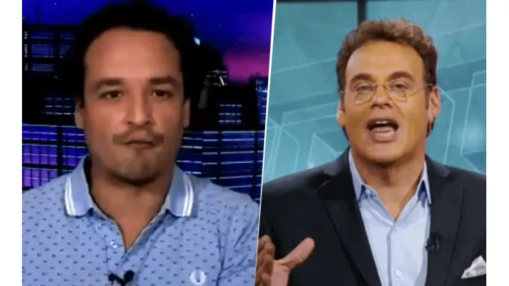 Tremendo cruce de David Faitelson y Mauricio Pedroza por el América - Pumas