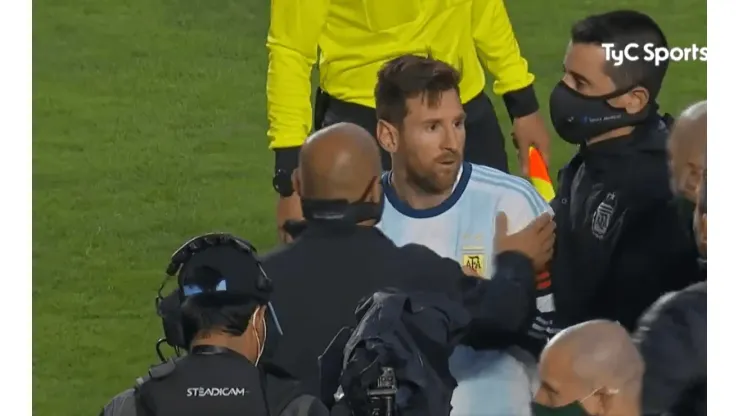 Habló Lucas Nava, el preparador físico con el que se peleó Lionel Messi