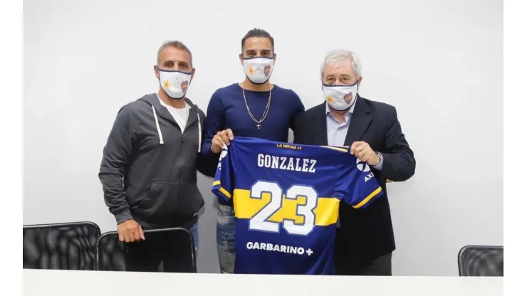 Foto de Diego Gonzalez, ahora jugador de Boca.
