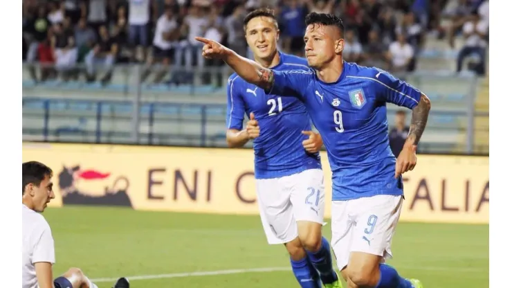 Gianluca Lapadula jugó con la Selección de Italia.
