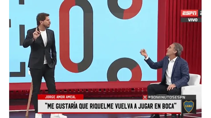 Ruggeri se calentó con Vignolo debatiendo si Riquelme puede volver a jugar