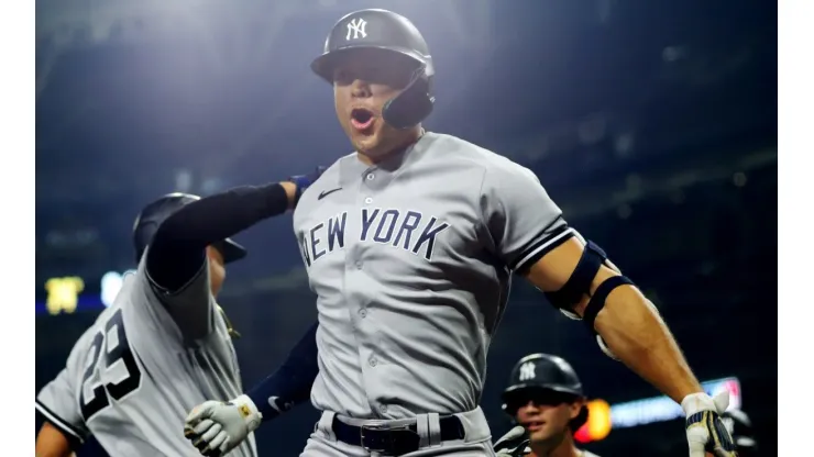 Giancarlo Stanton, jardinero de los Yankees
