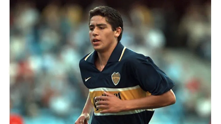 Foto de Juan Román Riquelme, jugador de Boca.
