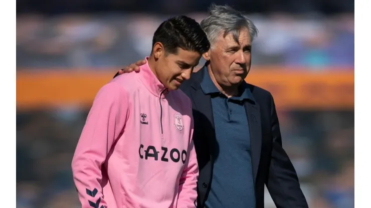 "Están decepcionados": Ancelotti habló cómo llegaron de ánimo James y Mina