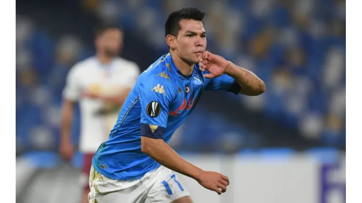 Chucky Lozano le dedicó su gol a Diego Maradona.
