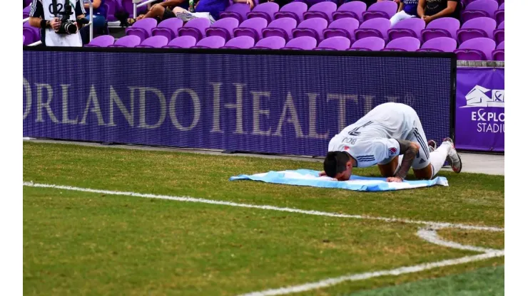 Emocionante: Bou no se olvidó de Maradona y le dedicó su gol en la MLS