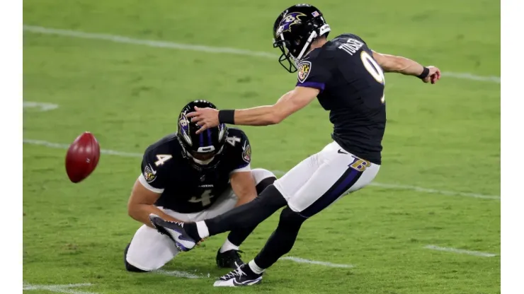 Justin Tucker, pateador de los Ravens
