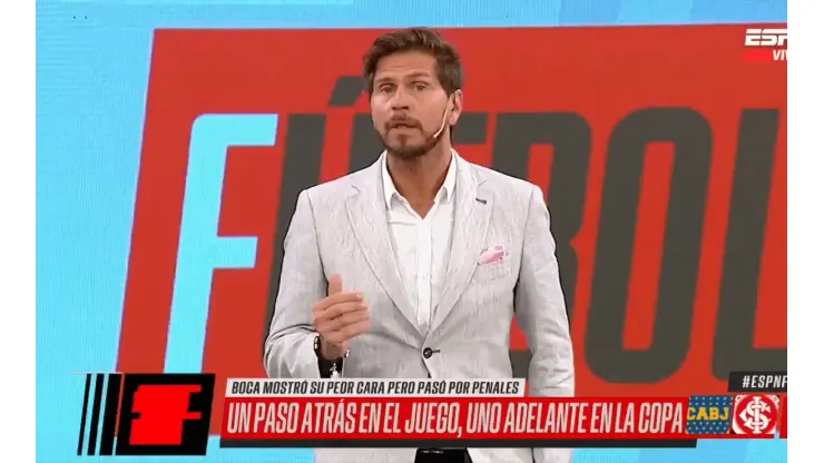 Vignolo sobre Boca ayer: "Parecía que la Bombonera le quedaba enorme"