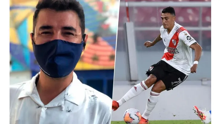 Los dos tuits picantes de Tato Aguilera después del penal que le regalaron a River