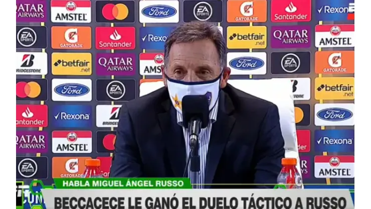 Russo sobre el planchazo de Melgarejo a Capaldo: "Hay que ver de nuevo esas jugadas"