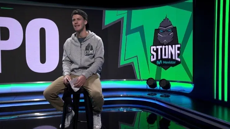 Diego Schwartzman durante la presentación de Stone Movistar, su nuevo equipo de eSports.