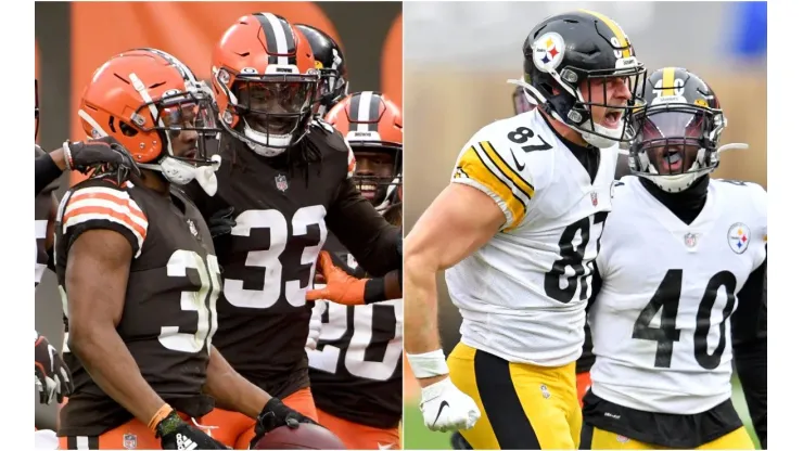 Browns y Steelers (Fotos: Getty)
