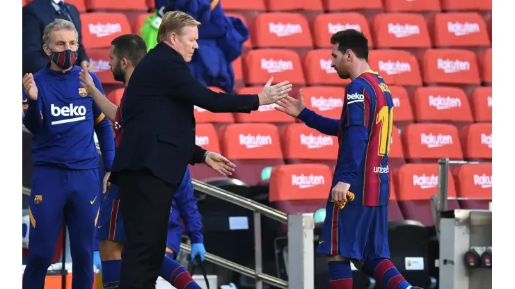 Koeman sobre Messi: "Lo veo feliz y cómodo"