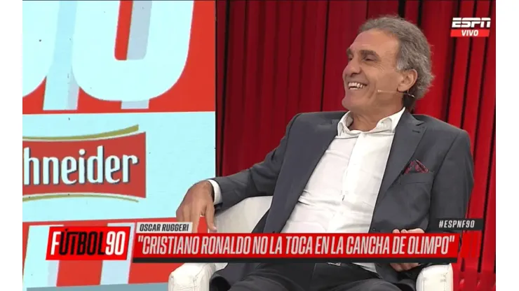 Ruggeri: "Cristiano Ronaldo no la toca en la cancha de Olimpo"