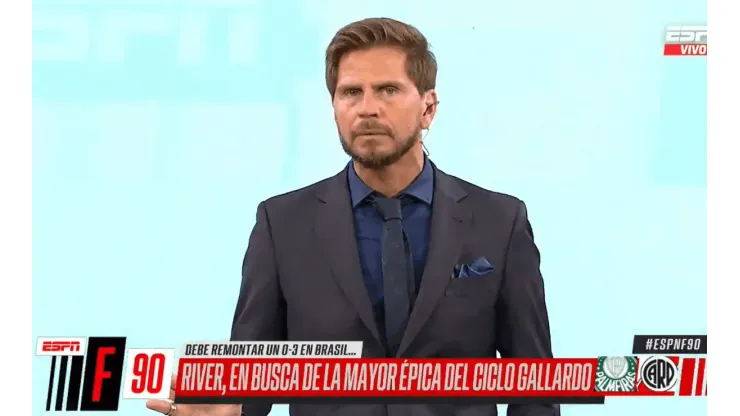 Vignolo hizo la editorial que todos los hinchas de River querían escuchar