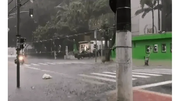 Video: así llueve en San Pablo a horas del partido de River