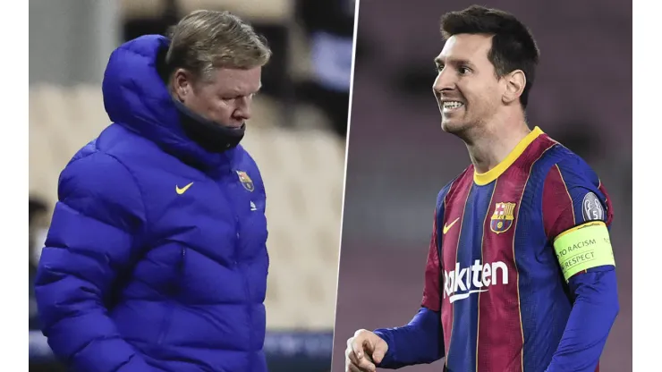 ¿Juega? Koeman se refirió al estado físico de Messi