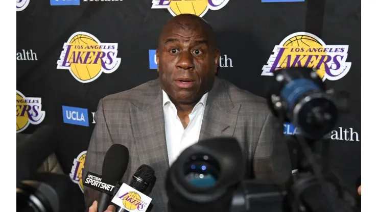 Earvin Magic Johnson, leyenda de Los Angeles Lakers
