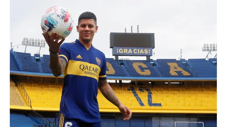 Rojo rechazó la propuesta de River y terminó en Boca (Foto: @BocaJrsOficial)
