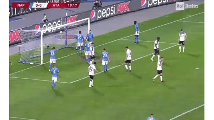 Ospina salvó al Napoli de un golazo de Luis Fernando Muriel