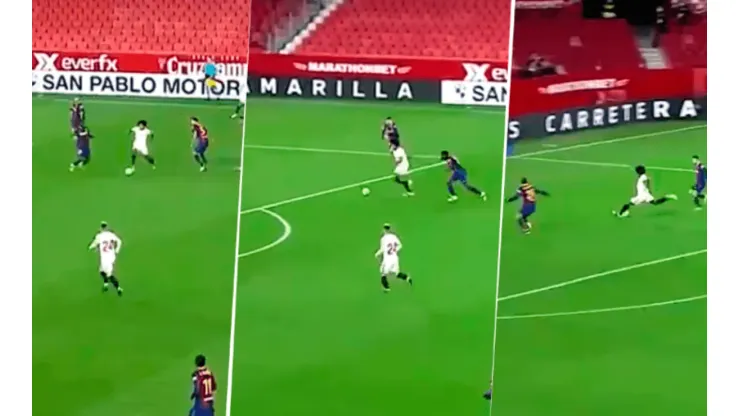 El golazo de Koundé al Barcelona con Sevilla: ¡y eso que juega de defensor!