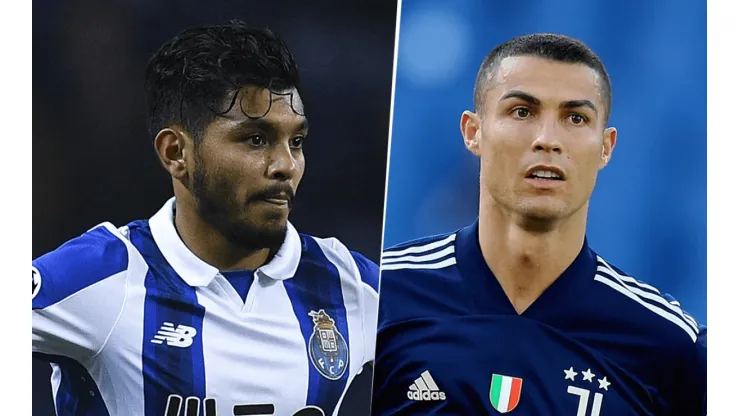 Jesús Corona y Cristiano Ronaldo, protagonistas de Porto vs. Juventus por la UEFA Champions League (Foto: Getty Images).
