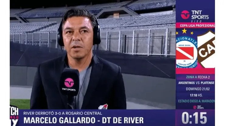 Foto de Marcelo Gallardo, entrenador de River.
