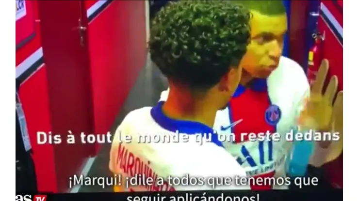 El video de Mbappé en el túnel: "Me quiero llevar el balón del partido"