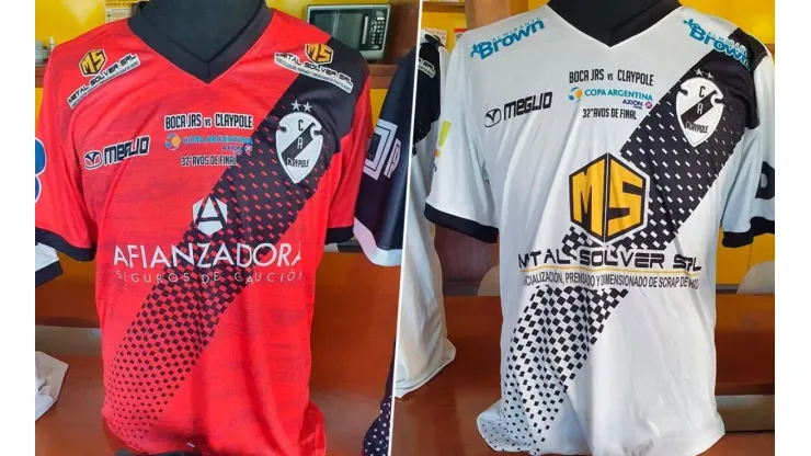 La historia detrás de las camisetas de Claypole para el partido de hoy contra Boca